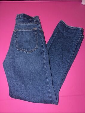 Abercrombie & Fitch The 90s Straight Ultra High Rise Jeans Medium Wash